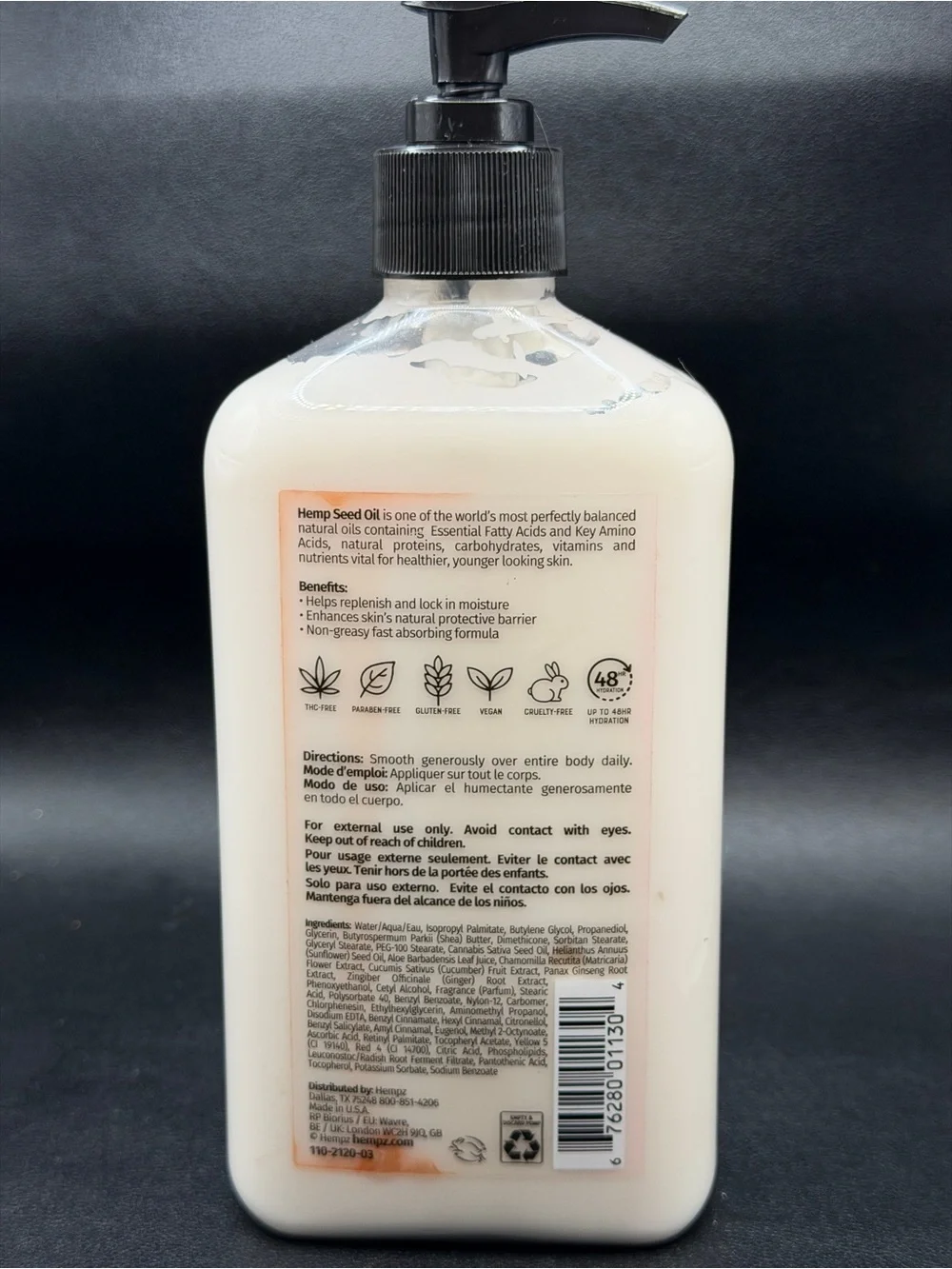 Hempz Original Body Lotion (17 fl oz / 500mL - Full size)